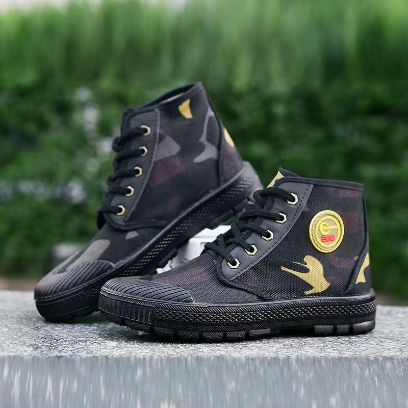 Drei-fach geschützte hohe und niedrige Liberation-Schuhe wasserdicht, ölbeständig und schmutzabweisend Herren Outdoor-Arbeitsschutzschuhe