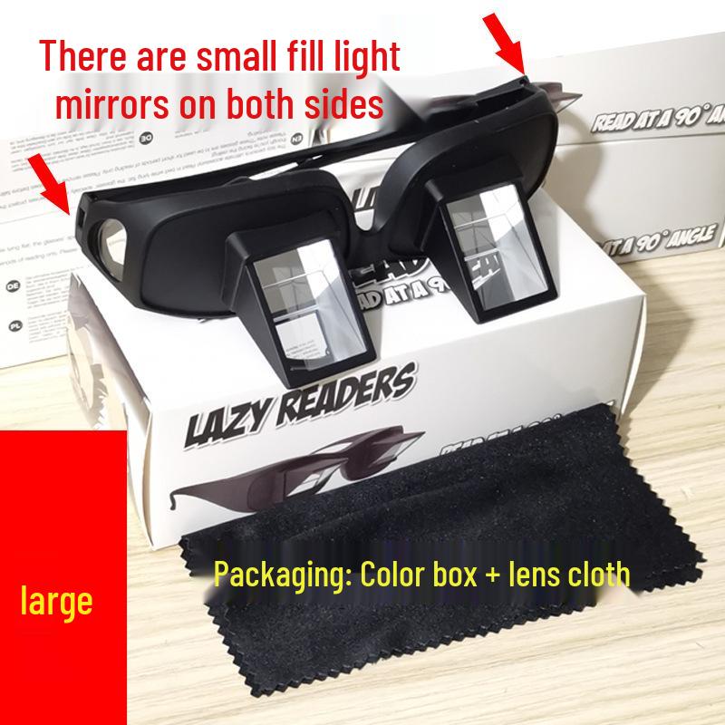 

Prism Horizontal Glasses for Lying Down - Generation 1, 2 (Metal), and 3 (Plastic)