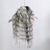 Japanese Rain Dew Linen Primary Color Scarf, Light Women'S Sunscreen Scarf