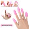 Silicone Nail Polish Remover Caps, Wear-resistant Anti-slip Finger Guards, Anti-puncture Thimbles & Needle Pullers