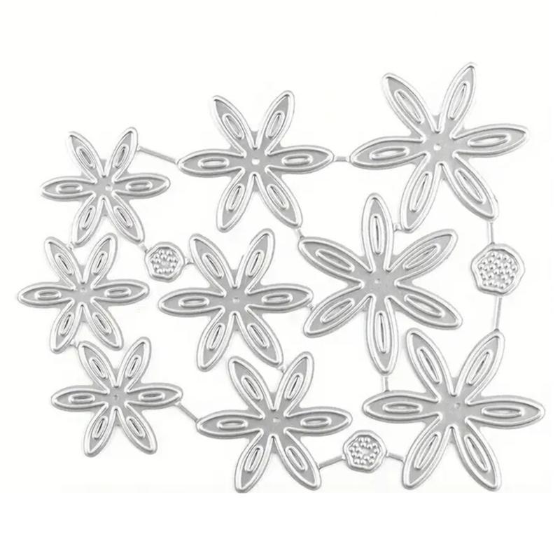 

Flower Button Die Cut Stencils Carbon Steel Cutting Dies For Scrapbooking Card Making Photo Album Packaging Decoration 1