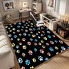 1pc. Cute Paw Print Rug for Home Decor, Office Carpet, Chair Cover, Outdoor Mat, Gift Idea - Colorful Animal Footprint Decoration