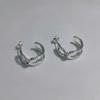 2026 New Hot Selling Fashionable Exquisite Luxury Hollow C-shaped Earrings, Suitable for Casual Fashion Matching