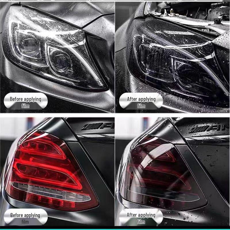 Toyota Corolla TPU Color-Changing Protective Film: White to Purple and Black Transition