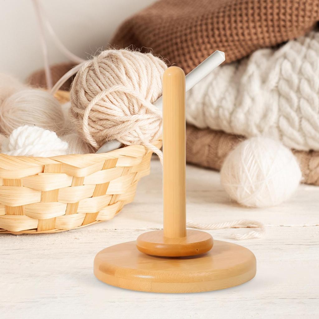 Yarn Holder For Crocheting Yarn Spinner For Weaving 360 Rotational Winder For Handcrafting Knitting Weaving Embroidery Studio