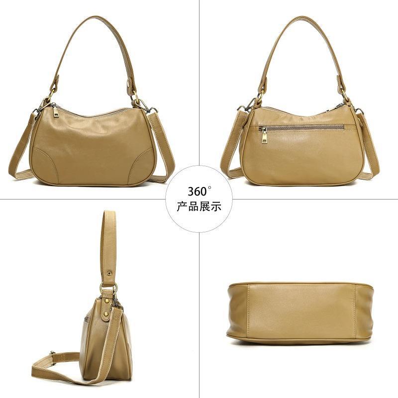 Full-Grain Underarm Hobo Bag - Elevated Sophisticati Crossbody for Women, Cvertible Shoulder Sling Handbag 24hr Carryall