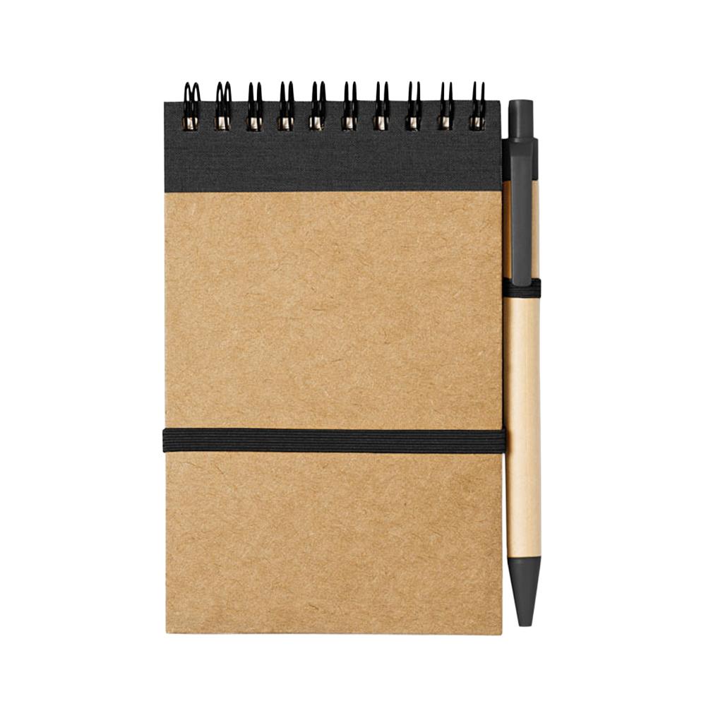 MidOcean Notatnik A6 Sonora z recyklingu i długopis