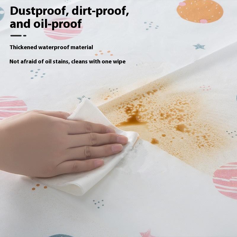 1 szt. Wodoodporny pokrowiec przeciwpyłowy na mikrofalówkę z bocznym schowkiem, gospodarstwo domowe, nadruk na powierzchni, urządzenia, olejoodporny pokrowiec przeciwpyłowy na mikrofalówkę, wysoka jakość