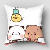 Bear Hug Pillow Case Bubu Dudu Cartoon Series For Home Decorative Pillows Cover Invisible Zippered Throw PillowCases