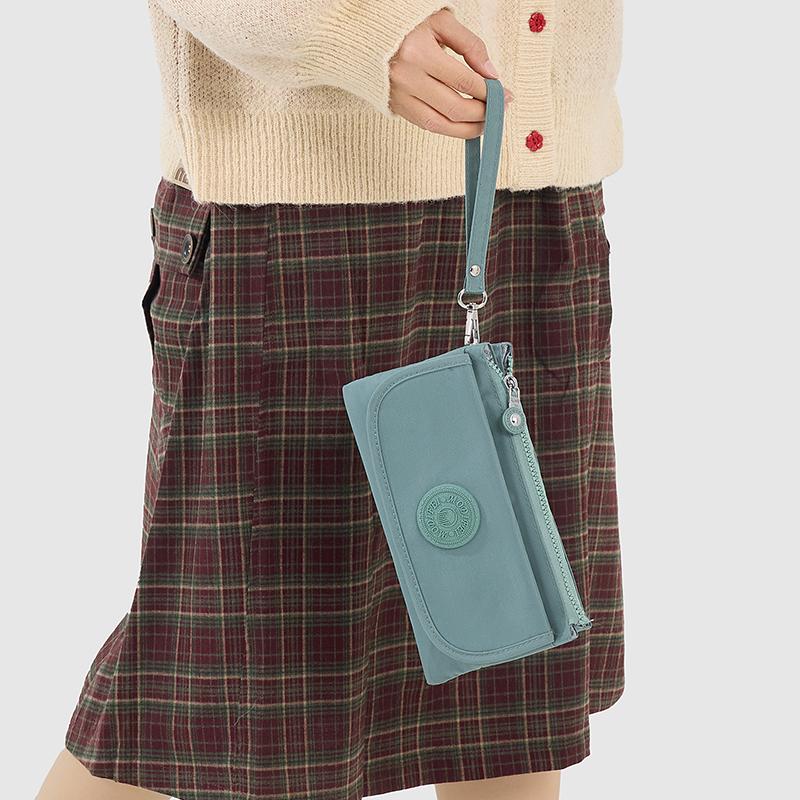 Crossbody Bag Women's Lightweight Coin Purse Nylon Water-Repellent Mobile Phone Bag
