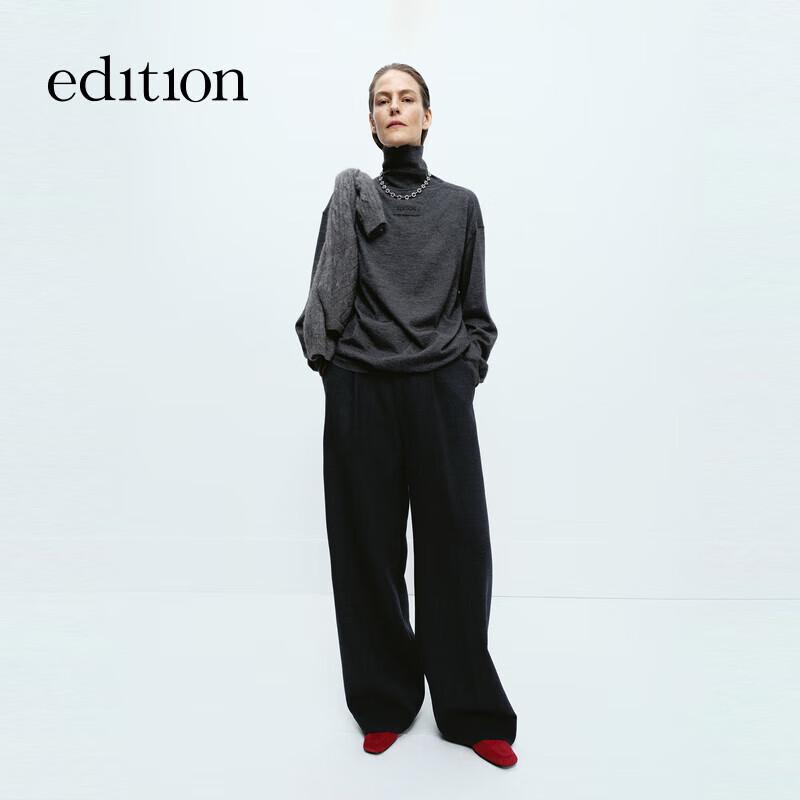 Edition 2024 Winter Cloud Wool Cashmere Turtleneck Sweater