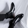 Fashion Street Style Men Business Botas Casual Shoes Personality Men's High Top Shoes Leather  Ankle Boots Anti Slip Male Chelsea Boots