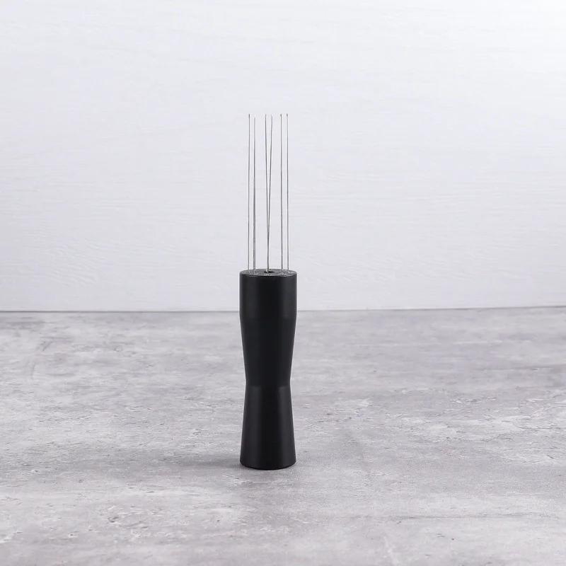 

1 упаковка Диспенсер-выравниватель кофейной гущи с иглами, Ручной инструмент для кофе, Инструмент-блендер, Игла из пищевой нержавеющей стали чёрный