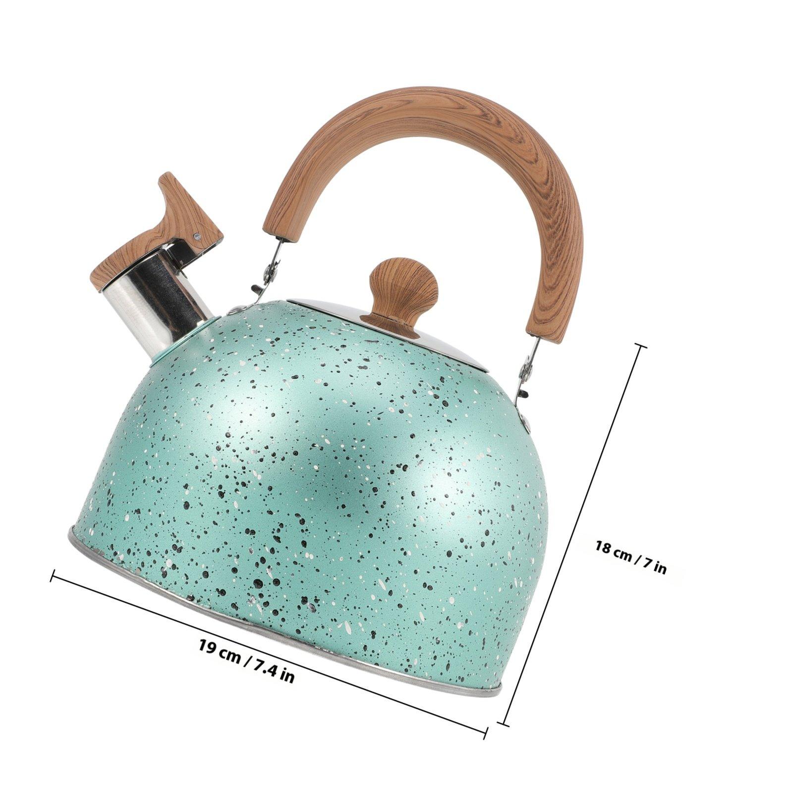 Reliable 2L Stainless Steel Hot Water Kettle Practical Pot Fast Boiling Whistling Kettle for Home Household Pot