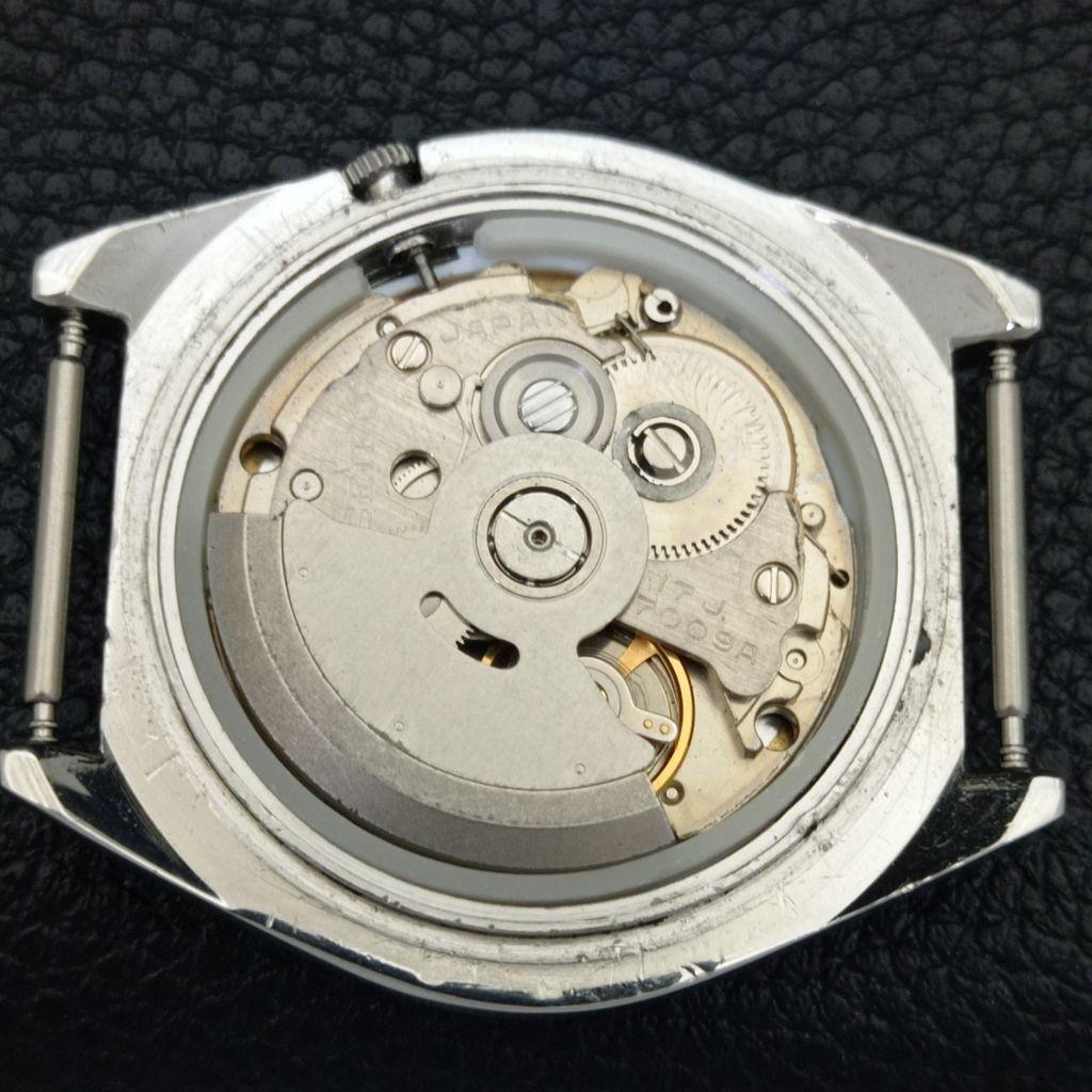 Seiko 5 AUTOMATIC VINTAGE 7009A JAPAN MENS ORIGINAL DIAL WATCH A702384-5 R124-a702384