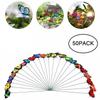 50/100Pcs 3D Butterfly Stakes Waterproof Multi-color Fake Butterfly Garden Artificial Pole Butterfly Ornaments Outdoor Decor