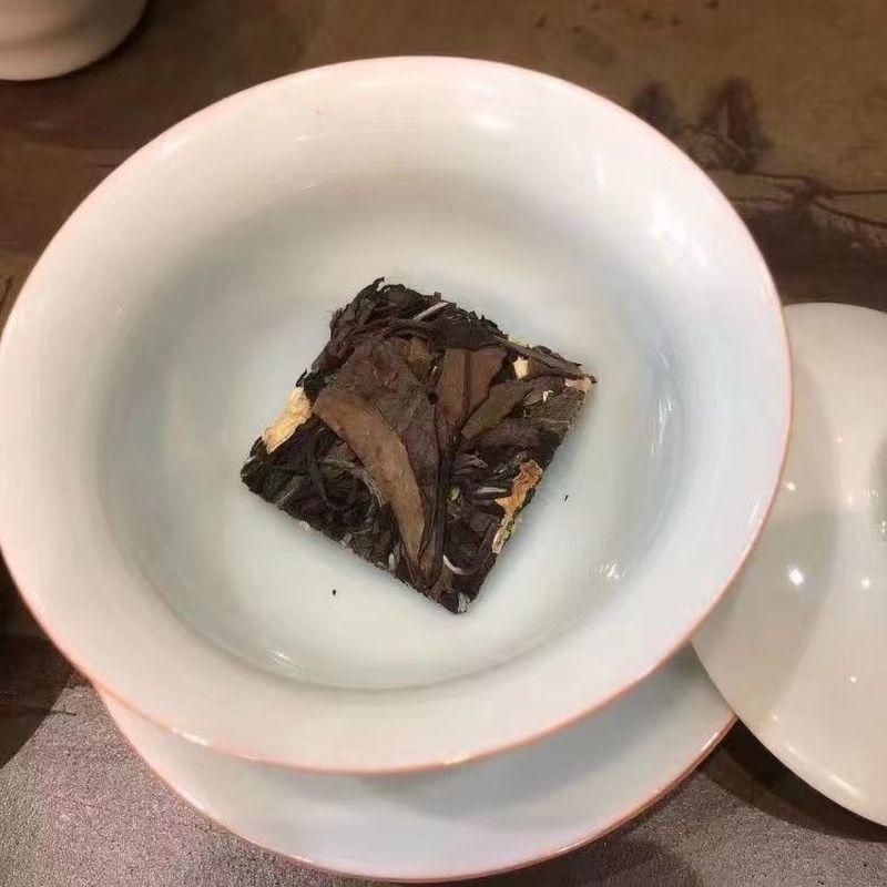 100g Jasmine Flower White Tea Chinese Gongmei White Tea Cake Organic White Tea