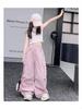 Girls' Loose Wide-Leg Summer Workwear Pants - Korean Street Style for Big Kids, Cool and Thin for Spring and Autumn.