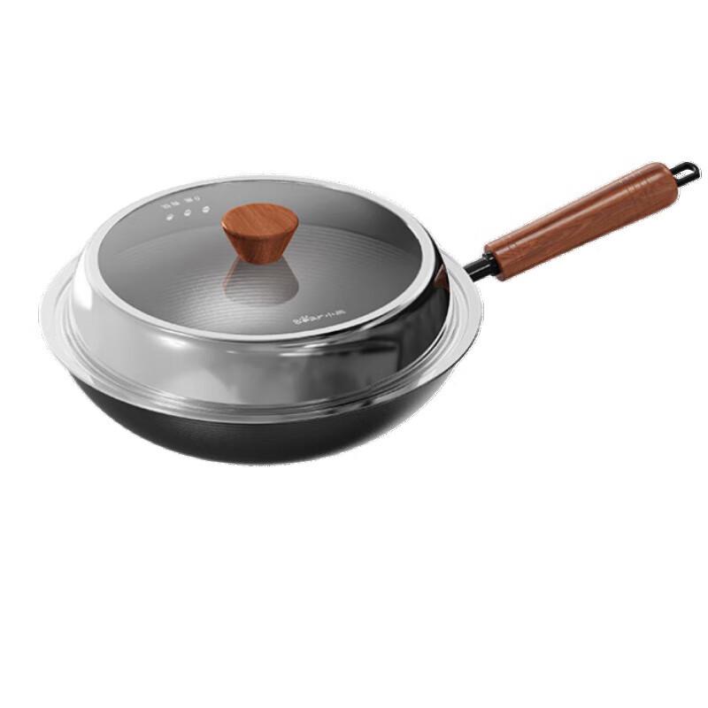 Bear Non-Stick Iron Wok