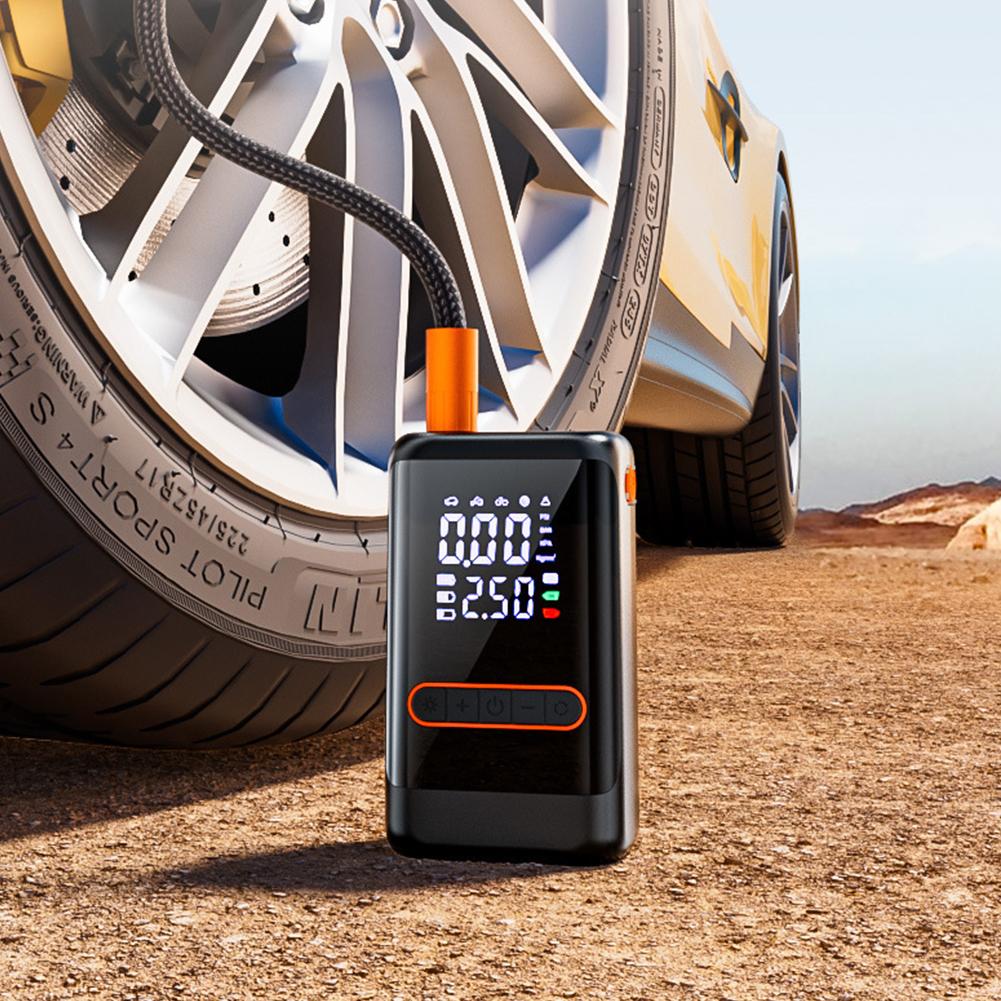 Portable Air Compressor USB Rechargeable Wireless Tire Inflator High Pressure Air Pump Motorcycle Inflation Accessories