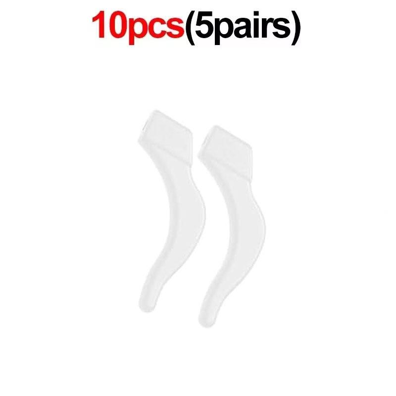 2/40pcs Anti-slip Silicone Ear Grip Glasses Eyeglasses Leg Ear Hook Stopper Bracket Fastener Accessories Temple Tip