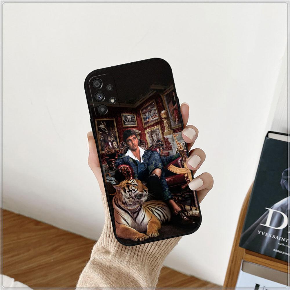 Film Scarface 1983 Phone Case For Samsung Galaxy A52 A54 A53 A55 A51 A50 A72 A71 A73 A90 A80 A42 A35 A34 A33 A32 A31 A52S Cover
