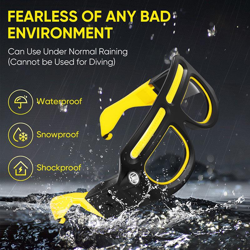 USB Rechargeable Multifunctional Headlamp for Night Fishing & Cycling
