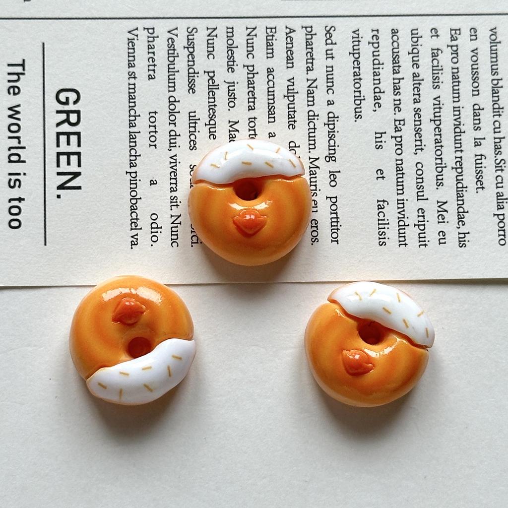 Simulare alimente din rășină DIY: Gogoașă, Prăjitură, Toast, Adeziv Cremă și Accesorii Mici pentru Artizanat