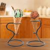 Stable Ice Cream Cone Holder Reusable Ice Cream Display Rack Ice Cream Cone Stand Bakery