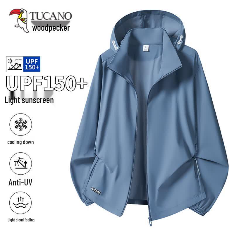 TUCANO Men s Lightweight UV Protection Cooling Sun Hoodie XXL