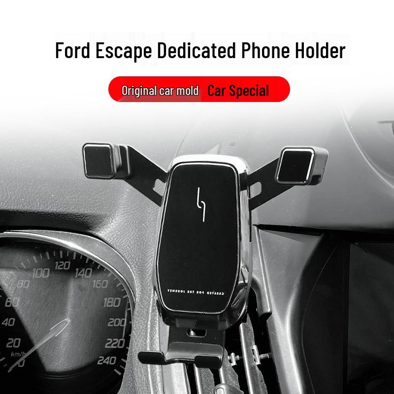 Wireless Charging Phone Mount for 13-21 Ford Kuga: Navigation Holder