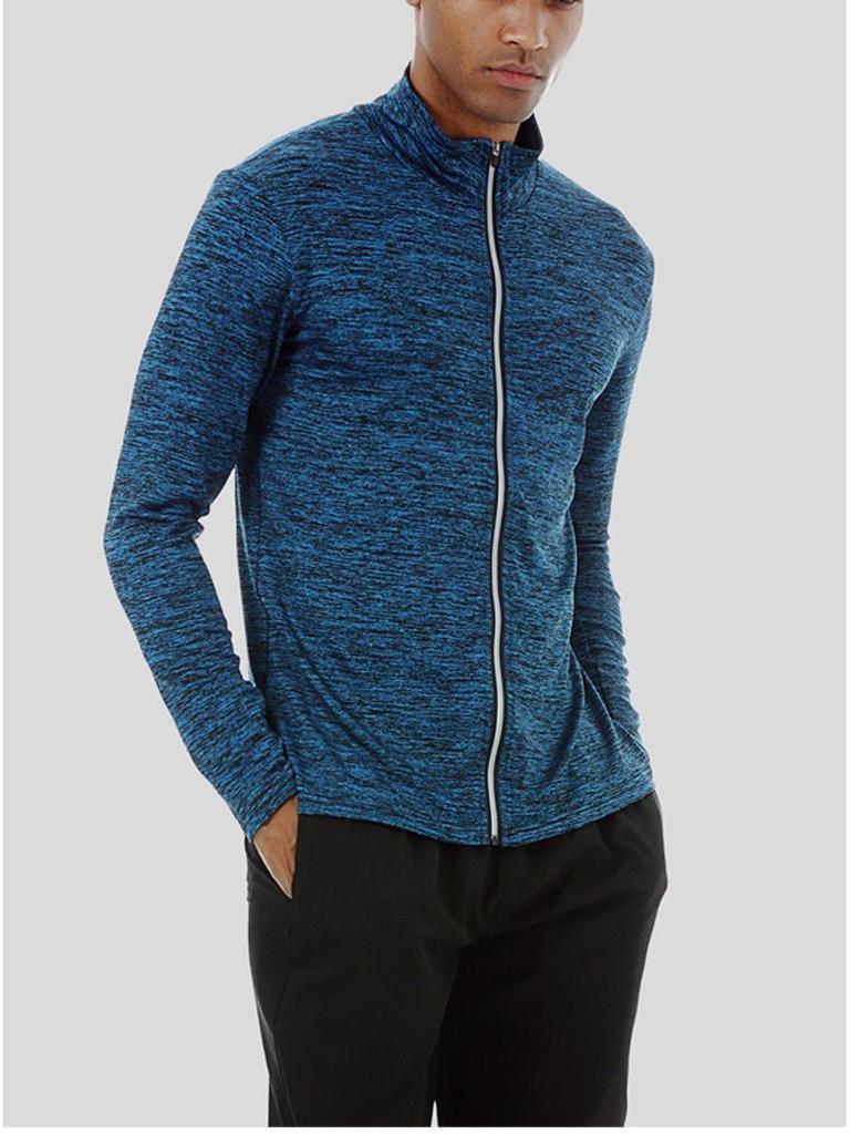 Men's Autumn Sportswear: Quick-Dry, Breathable Stand-Up Collar for Basketball & Running