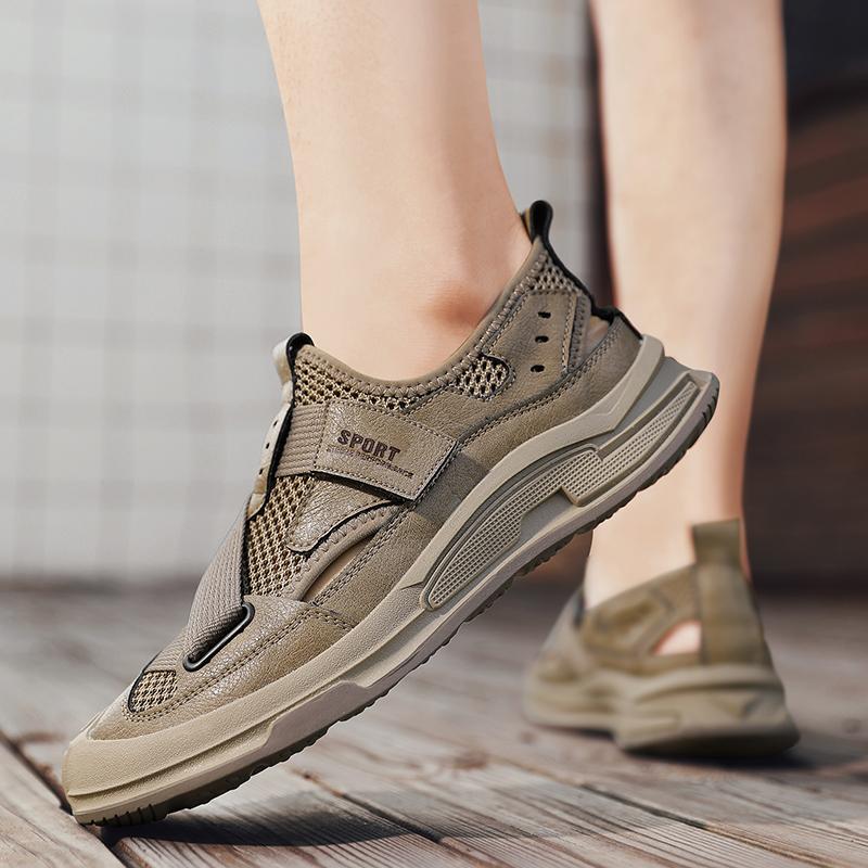 Men Sandals Gladiator Sandals Outdoor Summer Roman Sandals Sport Beach Shoes Plus Size Close Toe