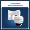 ZSX-1272 Aluminum Alloy Dome Wall Mount Bracket for Model 1272-110 Camera