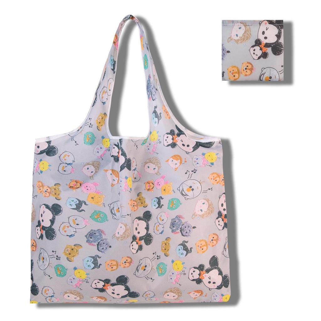 Eco-Friendly Large Capacity Foldable Tote Bag - Creative, Portable, Printed, and In Stock