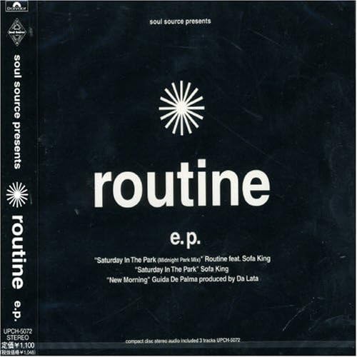 

CD ROUTINE, SOFA KING - SATURDAY IN THE PARK UPJH1023PROMO Japan ObiMusic Others Used