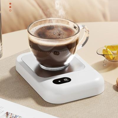 Intelligent Electric Cup Warmer Energy Saving Anti-slip Base Coffee Mug Warmer Low Noise Rapid Warming Heating Coaster