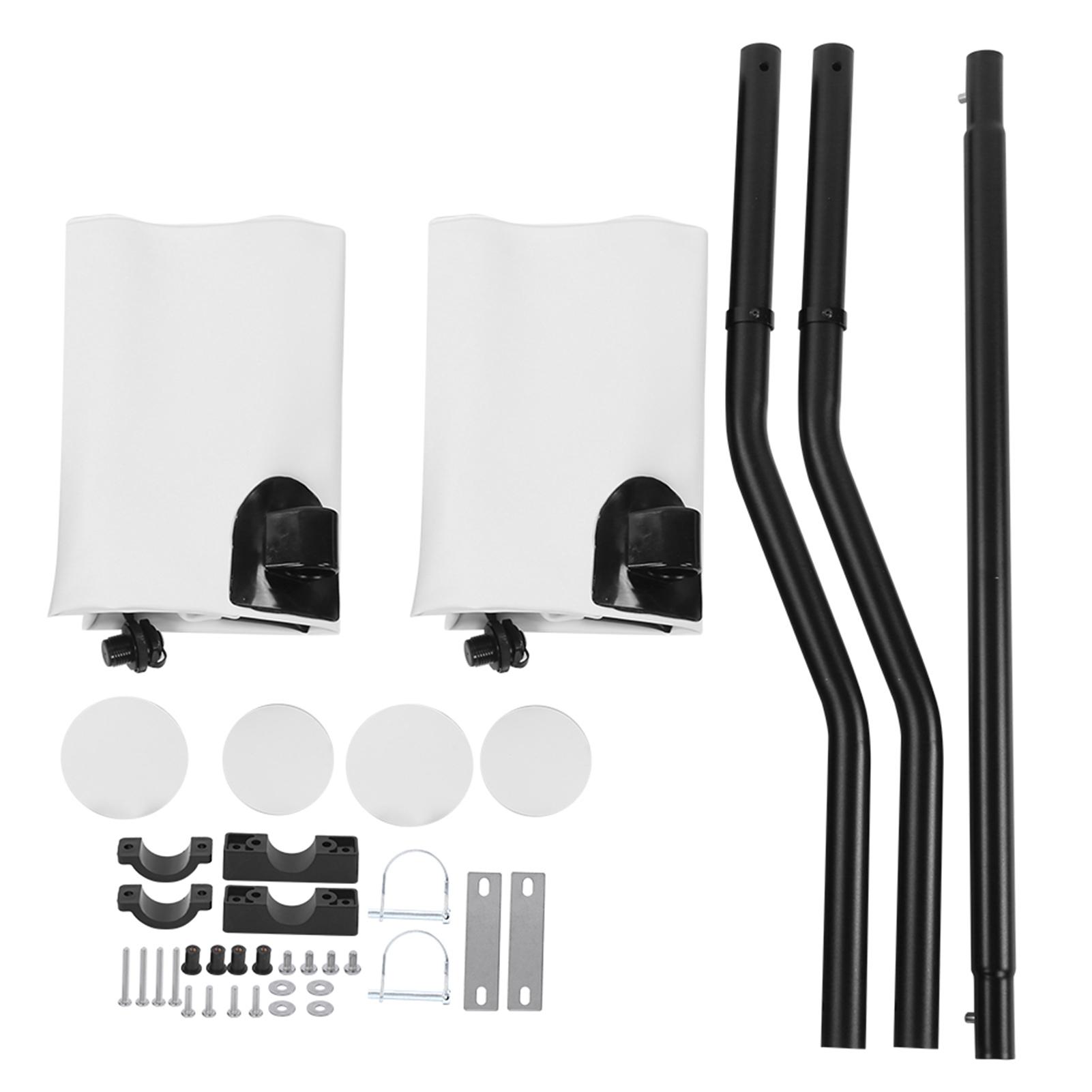 Kayak Outrigger Kit Canoe Boat Accessory Inflatable Kayak Stabilizer PVC Canoe Outrigger Kit Floating Balancing Boat Accessory белый