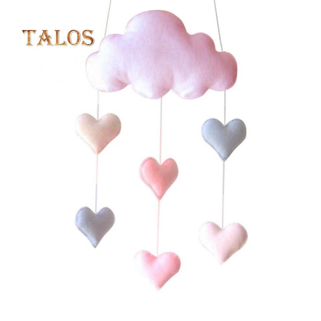 Cute Nordic Cloud Stars Hearts Baby Cloth Wall Hanging Decor Gift Photo Props Decoration