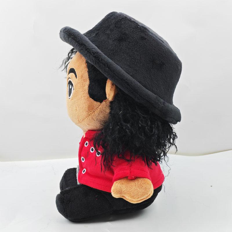 Rote Michael Niedliche Plüschpuppe Weiches Kuscheltier Sammlerfigur Für Michael Musikfans Heimdekoration Innenraumdekoration 25cm