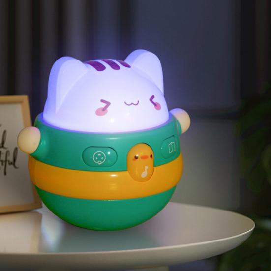 

Экологичные милые интерактивные игрушки, музыкальная качающаяся игрушка, мультяшная детская погремушка, подарок для малышей