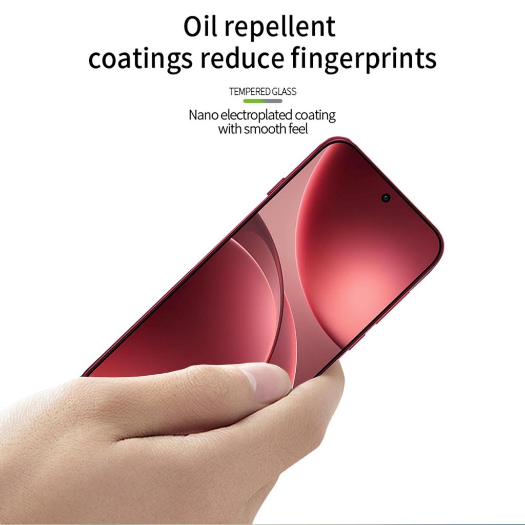 For Oppo Find X9 Pro 5G Screen Protector MOFI 9H 3D Curved Tempered Glass Film