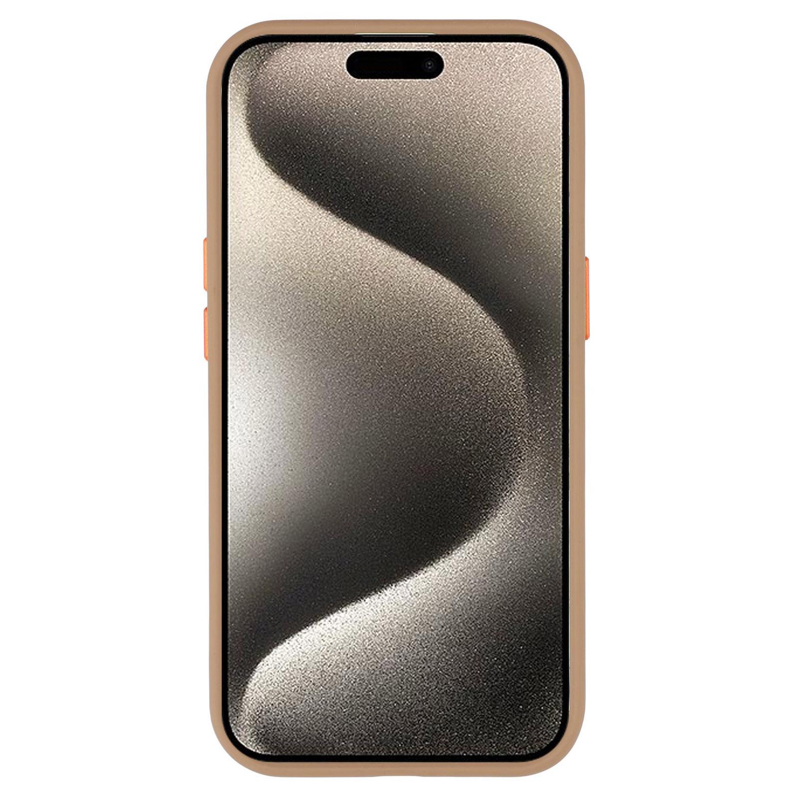 

For iPhone 15 Plus Magnetic Case Skin Touch TPU+PC Phone Back Cover Black