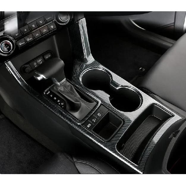Car Center Console Gear Shift Panel Water Cup Holder Frame Cover Case Trim For Kia Sportage 4 QL 2016 2017 2018 2019 2020 2021