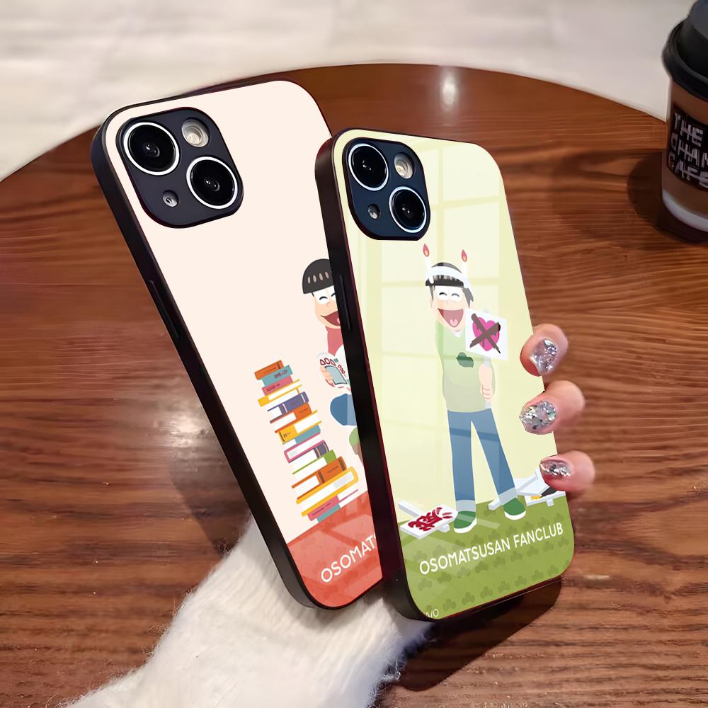 Anime Osomatsu Phone Case For IPhone 17 Pro Max 16 15 14 Pro Max 13 11 Plus Glass Cover