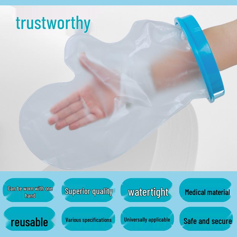 Waterproof Adult Knee & Foot Plaster Cover for Post-Op Bathing Protection