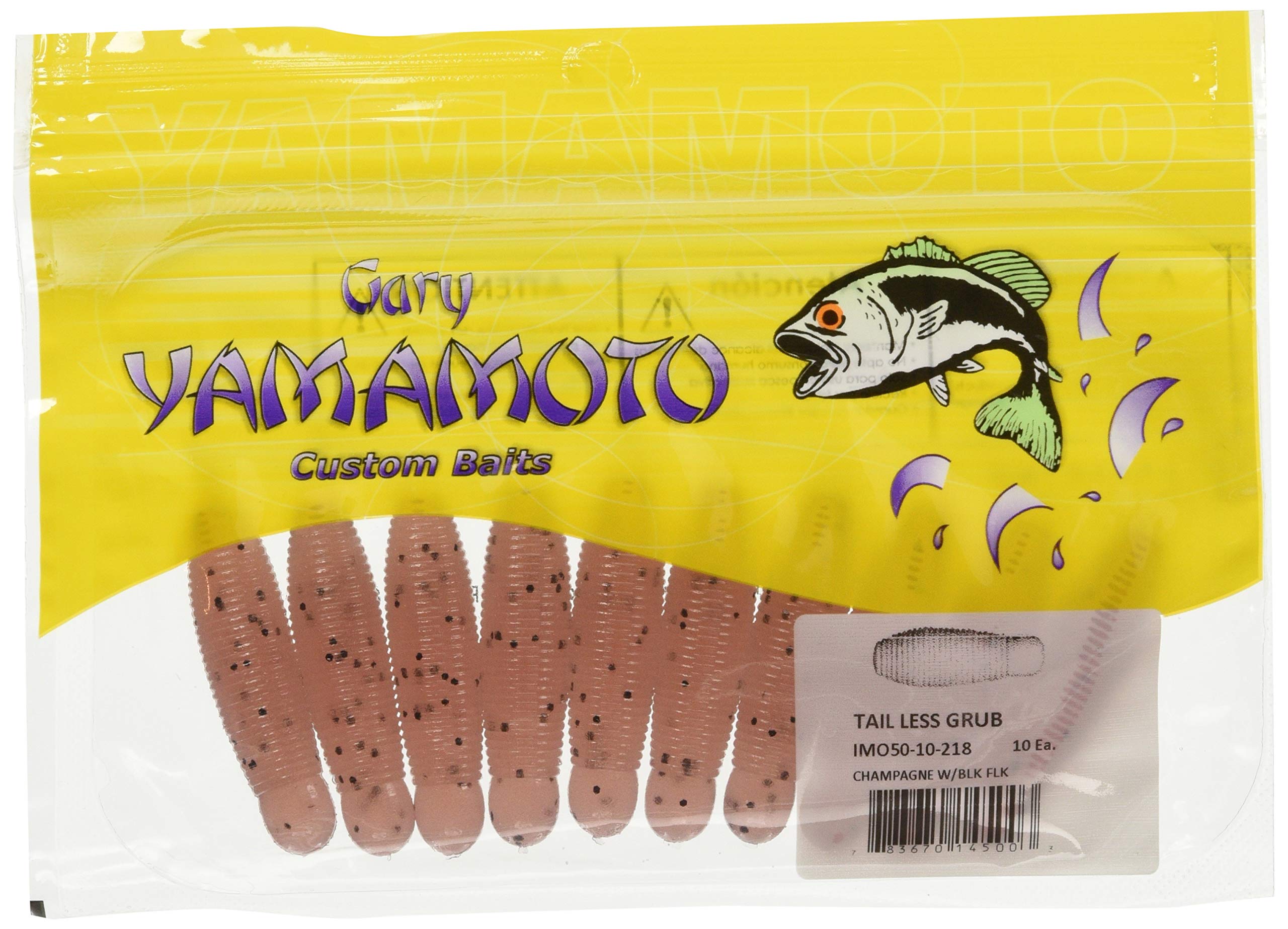 Smith Gary Yamamoto Imograb Worm 50mm Wine Pepper (SMITH LTD) Approx. 5.7g (10 pieces) #218