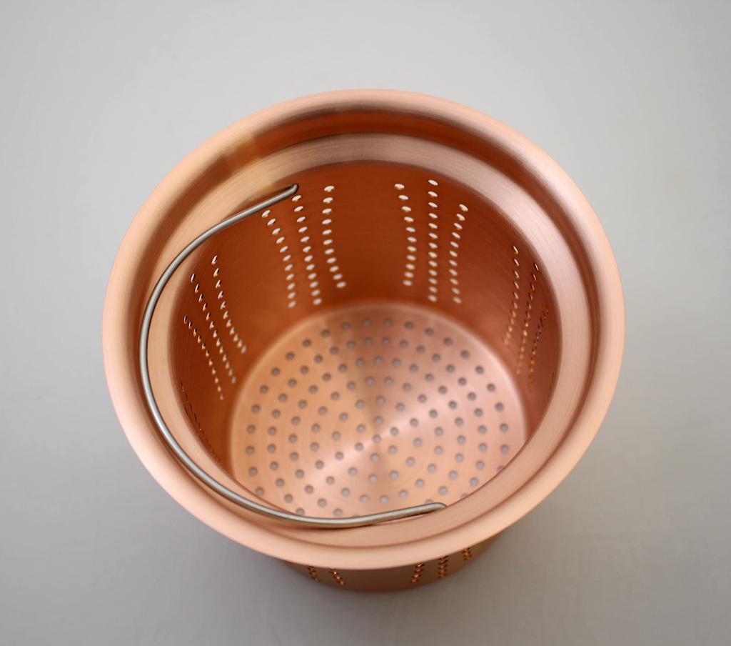 Shinkodo Made in Japan Pure Copper Garbage Drain Dust Holder Gift Wrapping Available