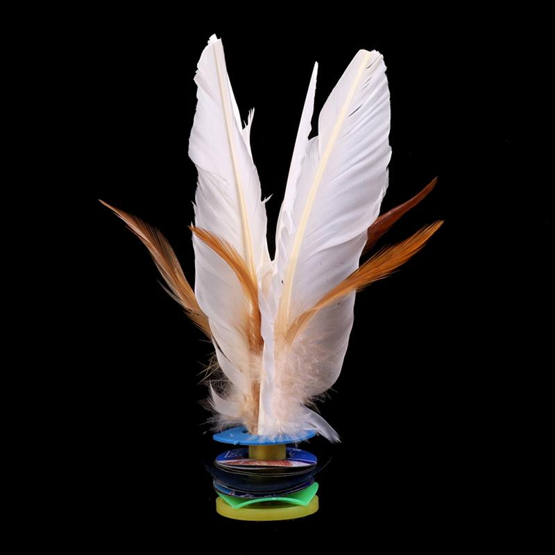 Sparka Badmintonbollar Vit Gåsfjäder Kinesisk Fotövning Sport Utomhusleksak