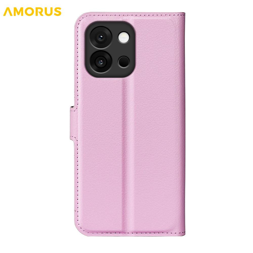 For OnePlus 13T 5G Wallet Case Litchi Texture Shockproof Leather Flip Stand Phone Cover